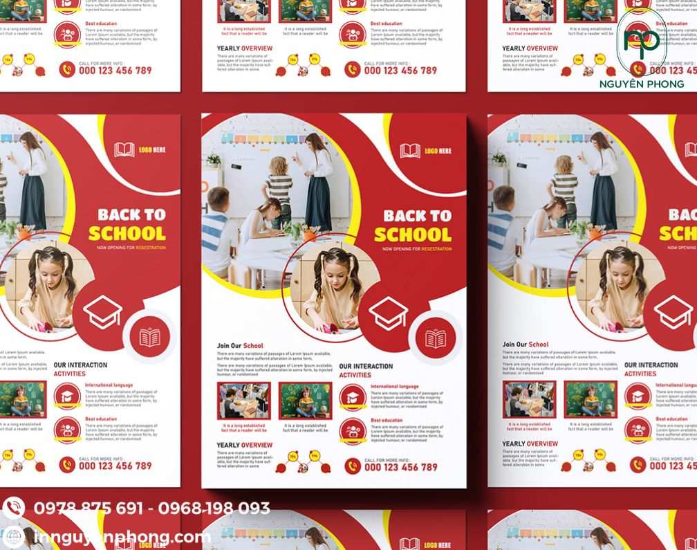 in tờ rơi uy tín chất lượng cho trung tâm tiếng anh